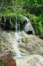 Eravan Waterfall, Kanchanabury, Thailand Royalty Free Stock Photo