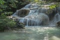 Erawan water falls in Kanchanaburi Province Thailand