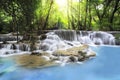 Erawan Waterfall in Kanchanaburi Province Royalty Free Stock Photo