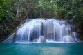 Erawan Waterfall in Kanchanaburi, Thailand Royalty Free Stock Photo