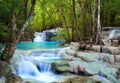 Erawan Waterfall, Kanchanaburi, Thailand Royalty Free Stock Photo