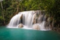 Erawan waterfall Royalty Free Stock Photo