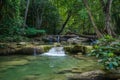 Erawan waterfall in natioanl park