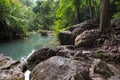 Erawan waterfall pond