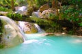 Erawan Waterfalls During February Royalty Free Stock Photo