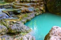 Erawan Waterfalls During February Royalty Free Stock Photo