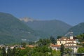 Erba Como, Italy: landscape Royalty Free Stock Photo