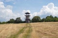 Erbenova vyhlidka lookout tower watch nature field, Usti Labem