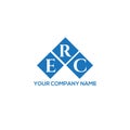 ERC letter logo design on white background. ERC creative initials letter logo concept. ERC letter design Royalty Free Stock Photo