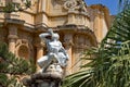 Ercole Fountain at Noto Sicily Italy Royalty Free Stock Photo