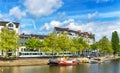 The Erdre River in Nantes, France