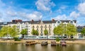 The Erdre River in Nantes, France Royalty Free Stock Photo