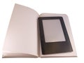 Ereader on book