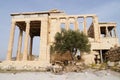 Erechteion, Acropolis, Athens, Greece. Royalty Free Stock Photo