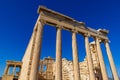 Erechtheion Erechtheum, an ancient Greek temple at Acropolis in Athens, Greece Royalty Free Stock Photo