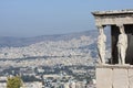 Erechtheion of Erechtheum in Athens Royalty Free Stock Photo