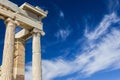 Pillars of the Erechtheion, part oft the Acropolis of Athens, Greece Royalty Free Stock Photo