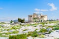 Erechtheion temple in Acropolis of Athens