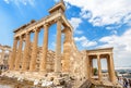 Erechtheion temple on Acropolis, Athens, Greece