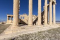 Erechtheion, Temple of Athena Polias on Acropolis of Athens, Greece Royalty Free Stock Photo