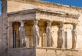 Erechtheion Temple in Greece Royalty Free Stock Photo