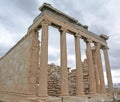 The Erechtheion or Erechtheum, The Acropolis, Athens, Greece Royalty Free Stock Photo