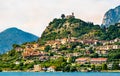 Eremo di San Pietro in Marone at Lake Iseo in Italy Royalty Free Stock Photo