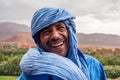 Erfoud, Morocco - Oct 19, 2019: local residents at the Road of a Thousand Kasbahs in their activities on the streets