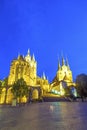 Erfurt Cathedral in the evening Royalty Free Stock Photo