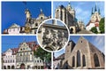 Erfurt is a German suburban city, the capital and major center of Thuringia. Royalty Free Stock Photo