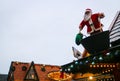 Santa decoration at a german christmas market