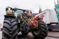 Erfurt, Germany - 11th February, 2024: Traditional german Carnival Fasching 2024 at Thuringia. People city street