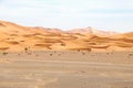 Erg Chebbi desert in Morocco Royalty Free Stock Photo