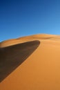 Erg Chebbi sand dunes and sand Royalty Free Stock Photo