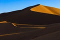 The Erg Chegaga dunes at sunset, Morocco