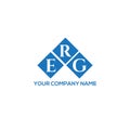 ERG letter logo design on white background. ERG creative initials letter logo concept. ERG letter design