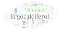 Ergocalciferol word cloud.