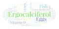 Ergocalciferol word cloud.