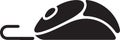 Ergonomic Computer Mouse Vector Icon for Technology and User Interface Design Projects Royalty Free Stock Photo