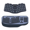 Ergonomic custom keyboard