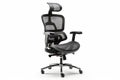 ergonomic office chair with adjustable headrest and lumbar support