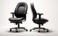 Ergonomic Office Chair on White Background