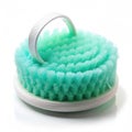 Plastic body scrubber with an exfoliating surface Royalty Free Stock Photo