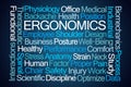 Ergonomics Word Cloud