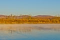 The Ergun River at late autumn morning Royalty Free Stock Photo