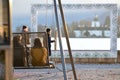 Outdoor recreation in the Salzkammergut during the lockdown in Austria Europe