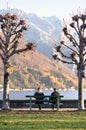 Outdoor recreation in the Salzkammergut during the lockdown in Austria Europe