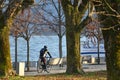 Outdoor recreation in the Salzkammergut during the lockdown in Austria Europe