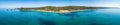 ÃÂerial panorama of ocean coastline in Australia. Royalty Free Stock Photo