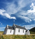 Eriboll Church,historic secluded landmark,surrounded by stone wall,Lairg,Sutherland,Northern Scotland,UK